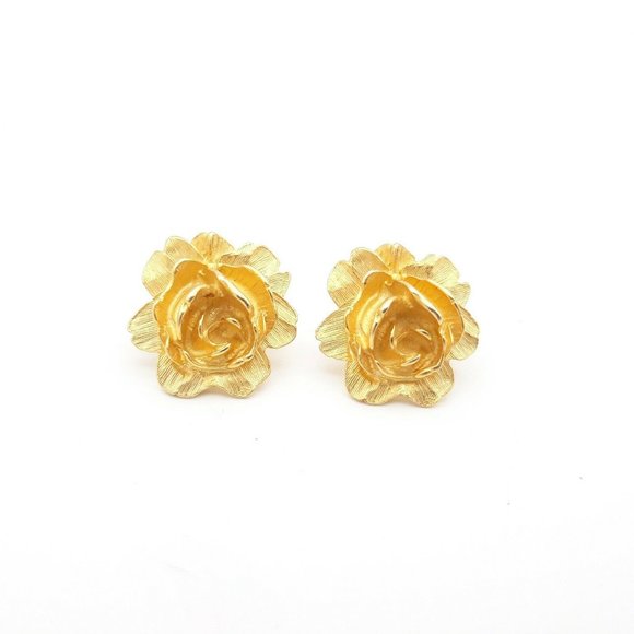 Retro Roses Earrings - Picture 6 of 6